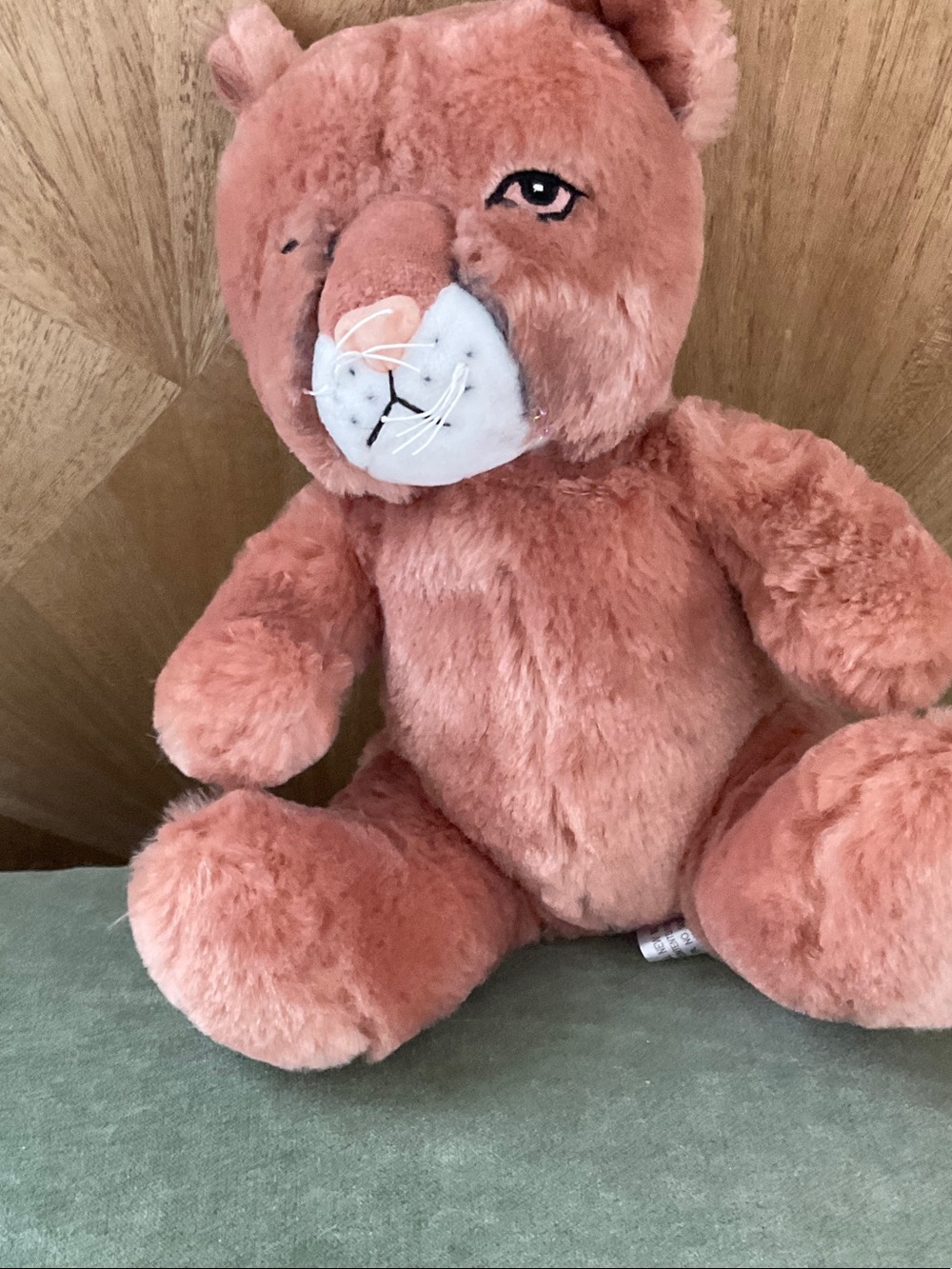 Plush Rose Pink Teddy Bear Stuffed Toy - Soft Cuddly Companion